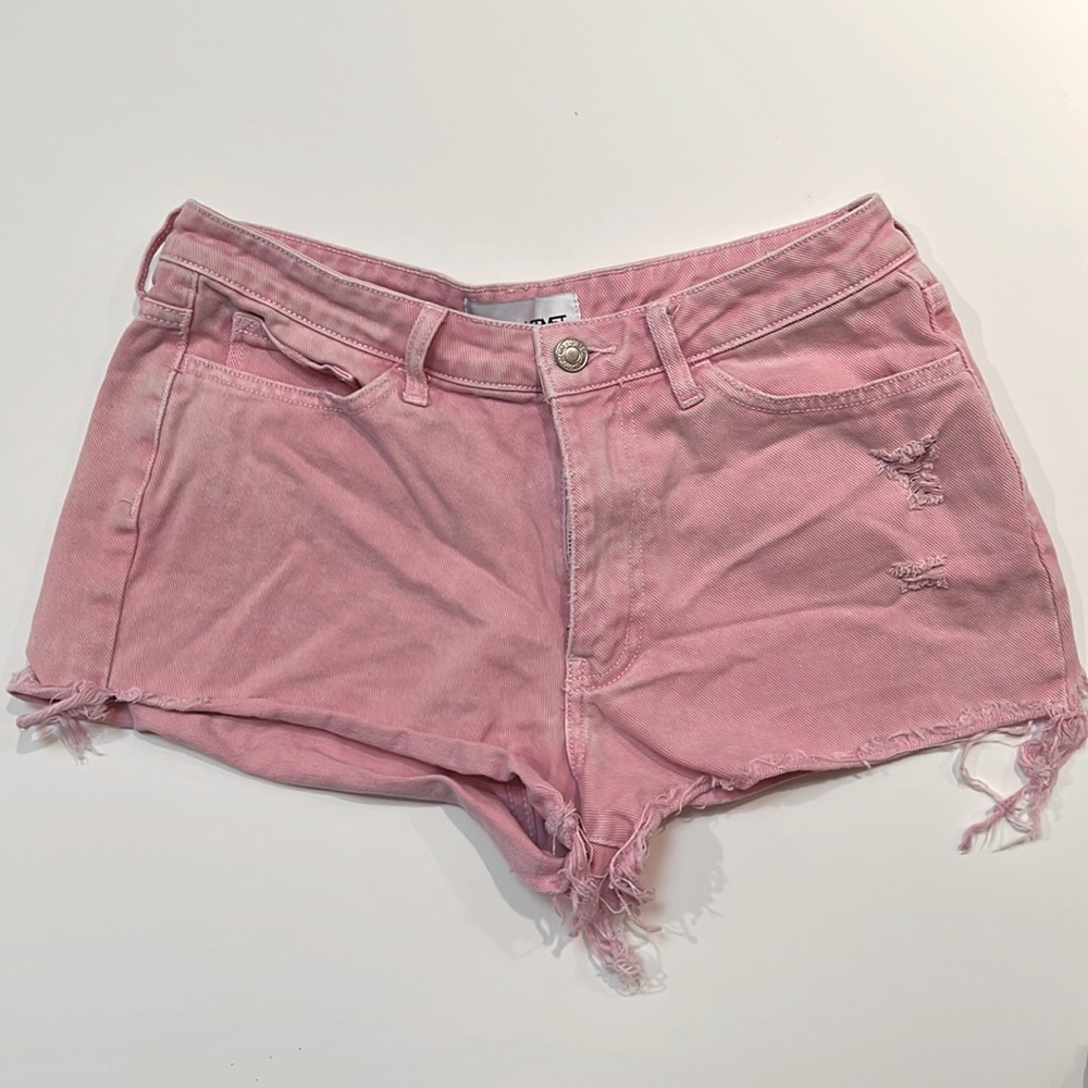 Vervet Pink Jean Shorts